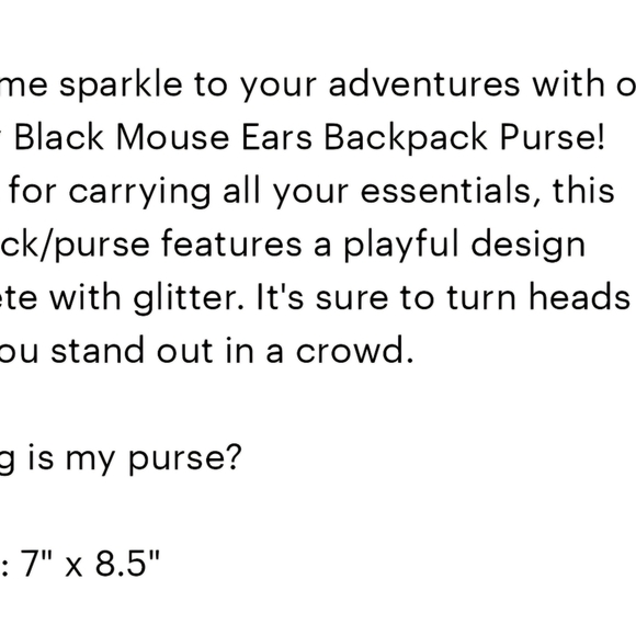 Minnie Mouse Backpack - Picture 2 of 2